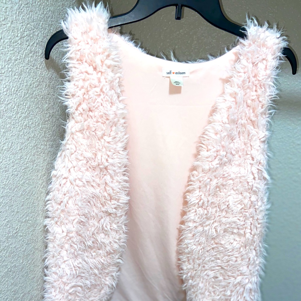 Pink Fur Vest